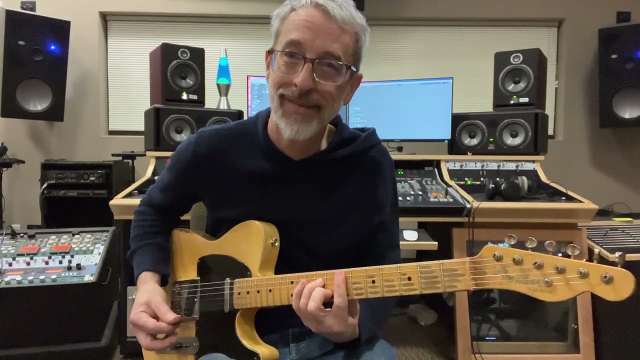 Nacho Banos Nachocaster (in studio)