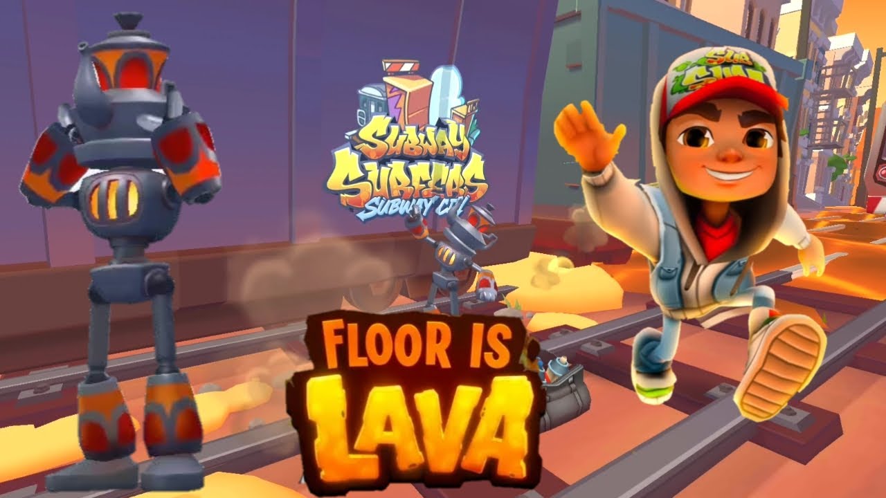 SUBWAY SURFERS 2024 FLOOR IS LAVA : TEABOT, TAHA and HASINA