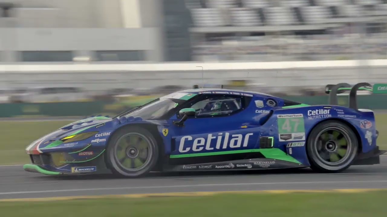 Ferrari 296 GT3 at the Rolex 24, Cetilar Racing