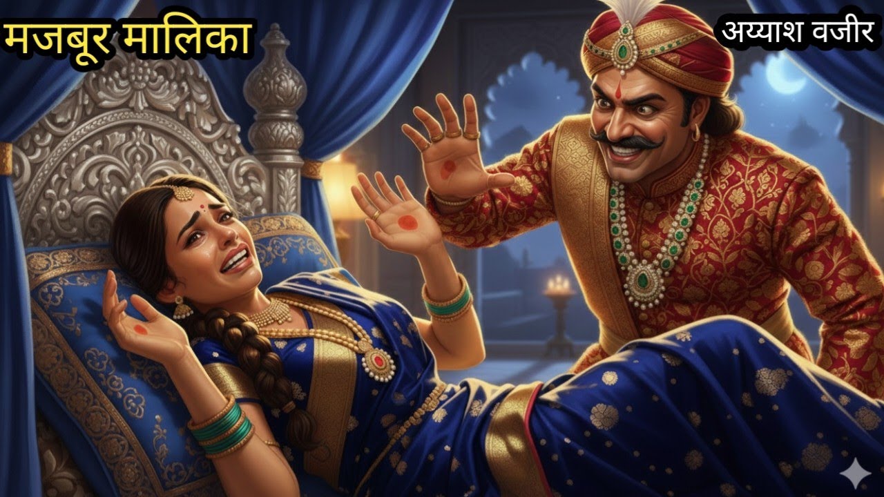 अय्याश वजीर ने बादशाह की गैर मौजूदगी में मल्लिका की मजबूरी का फायदा उठाया #HindiRoyalkahaniyan