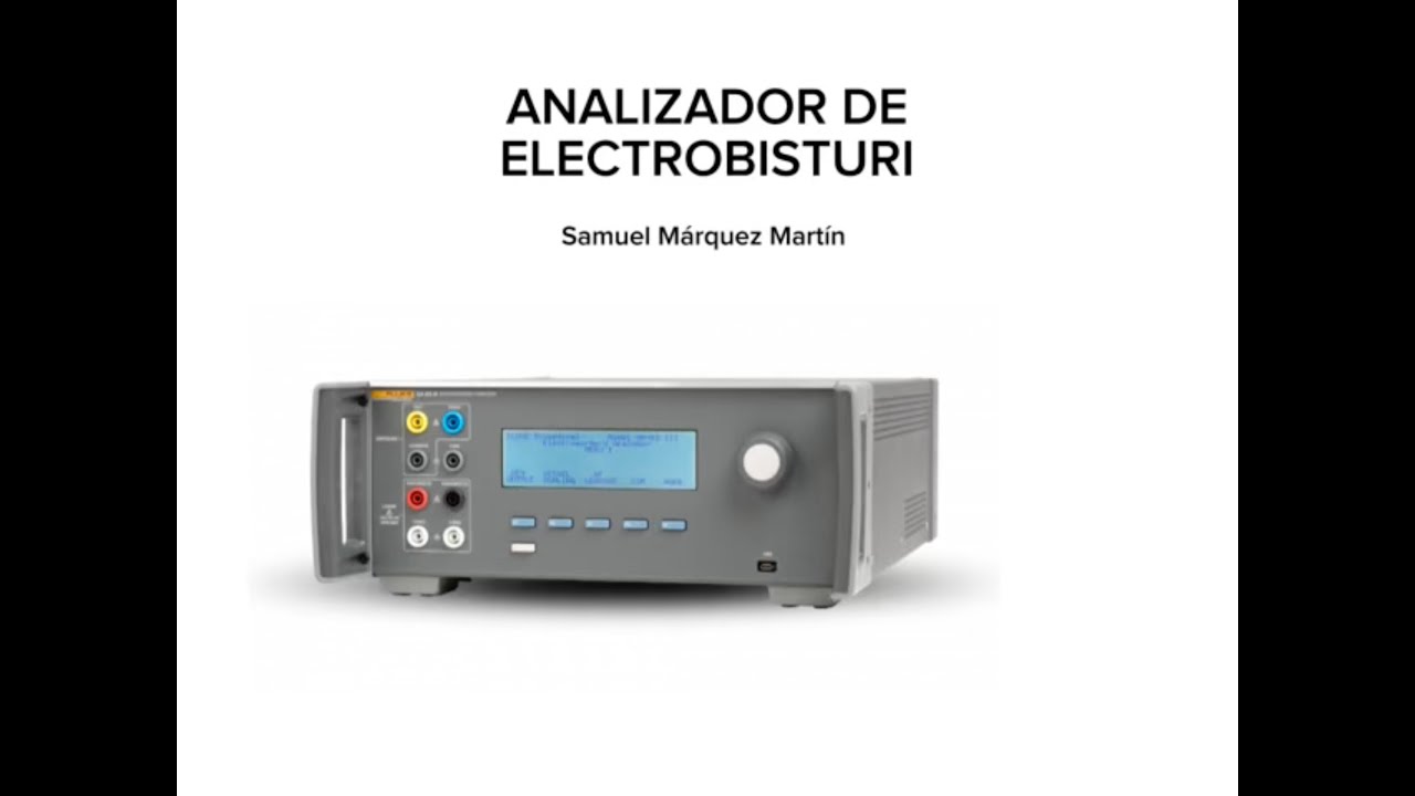 C&oacute;mo funciona un analizador de electrocirug&iacute;a