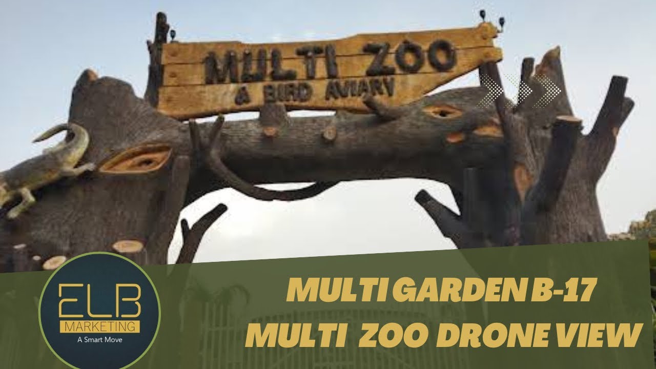 Multi Garden B-17 | Drone view Zoo | Multi Zoo
