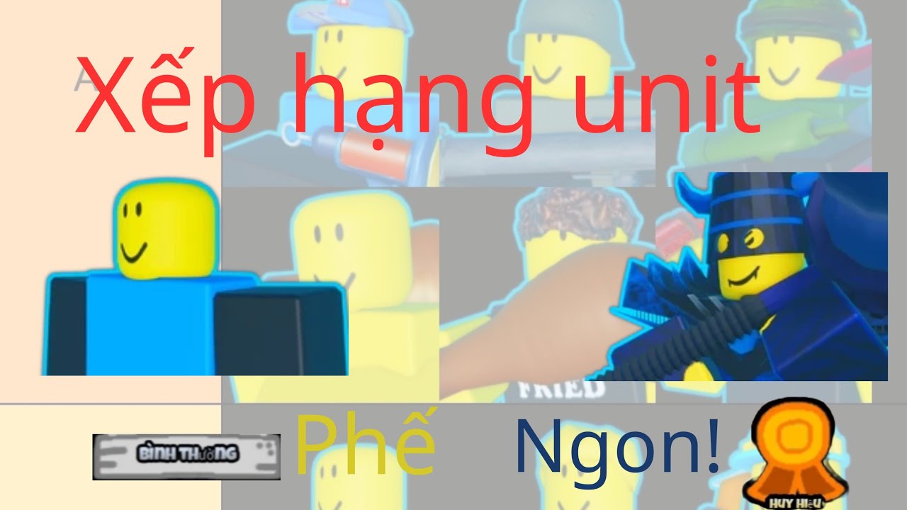 Đánh giá các unit bình thường và unit thành tựu trong the Battler bricks