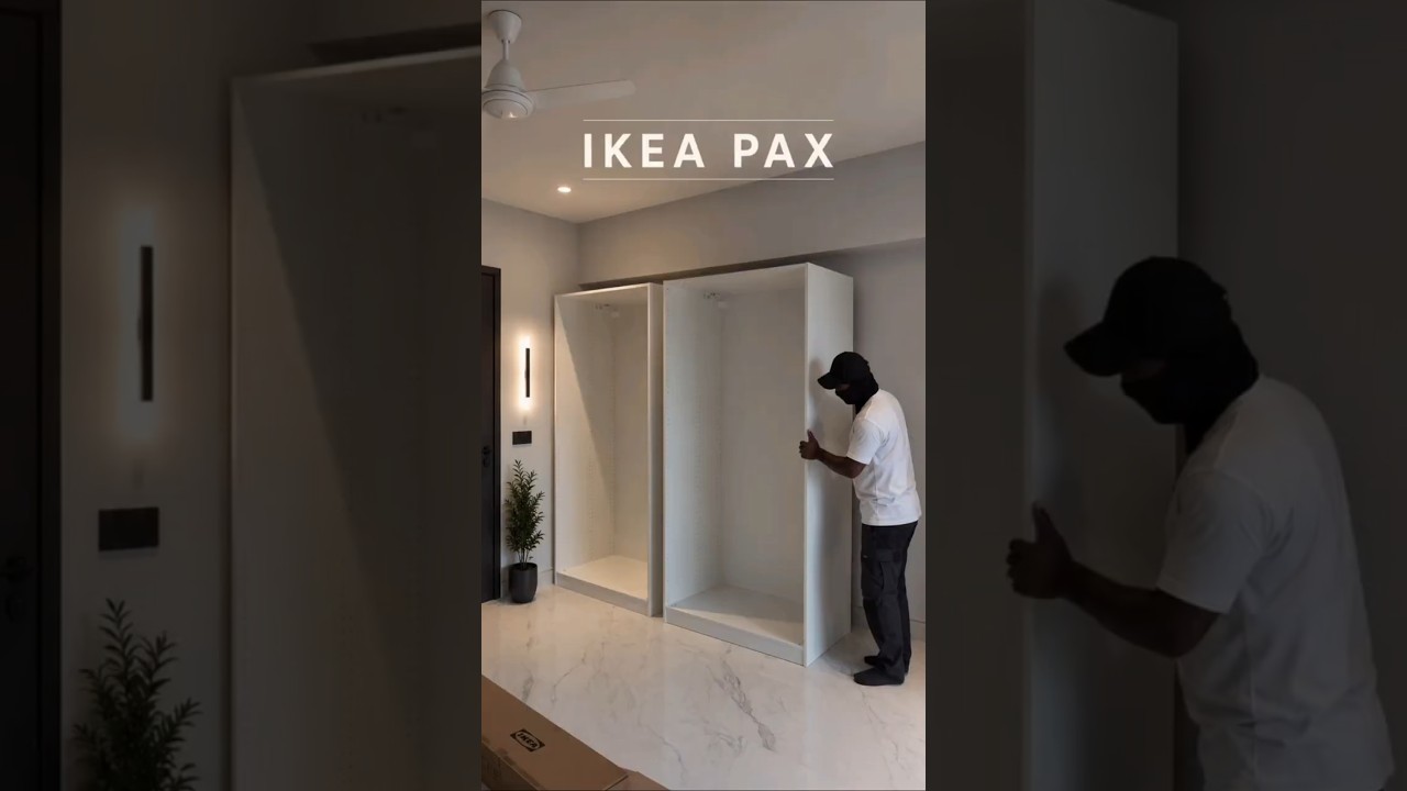 Szafa PAX IKEA 4-drzwiowa z możliwością personalizacji ✨