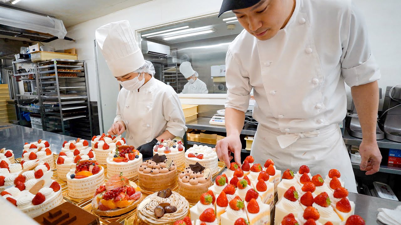 1日最高3000個のホールケーキを作る熟練スイーツ職人達が凄すぎる！（人気スイーツ店まとめ）