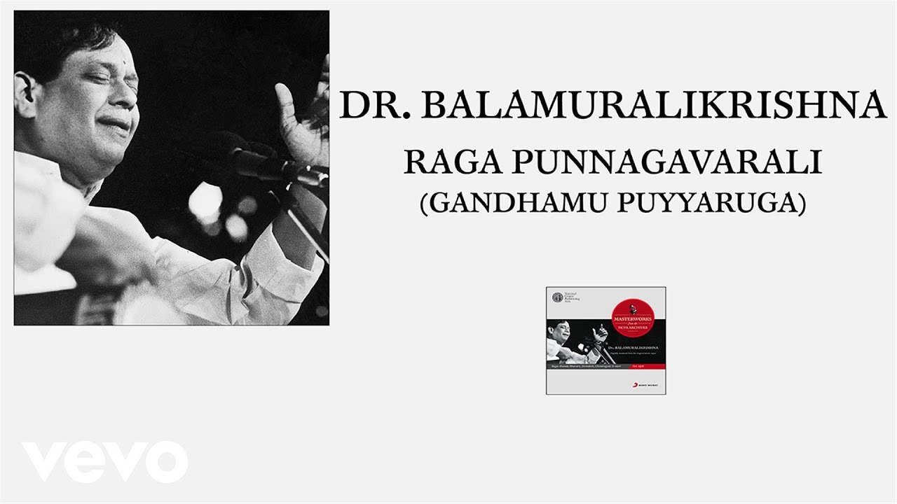 Dr.M. Balamuralikrishna - Raga Punnagavarali (Gandhamu Puyyaruga (Pseudo Video))