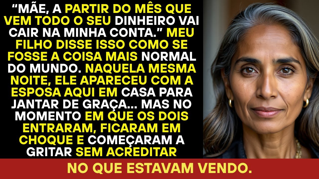 Meu filho tentou controlar meu dinheiro, mas se surpreendeu com o plano que guardei em segredo