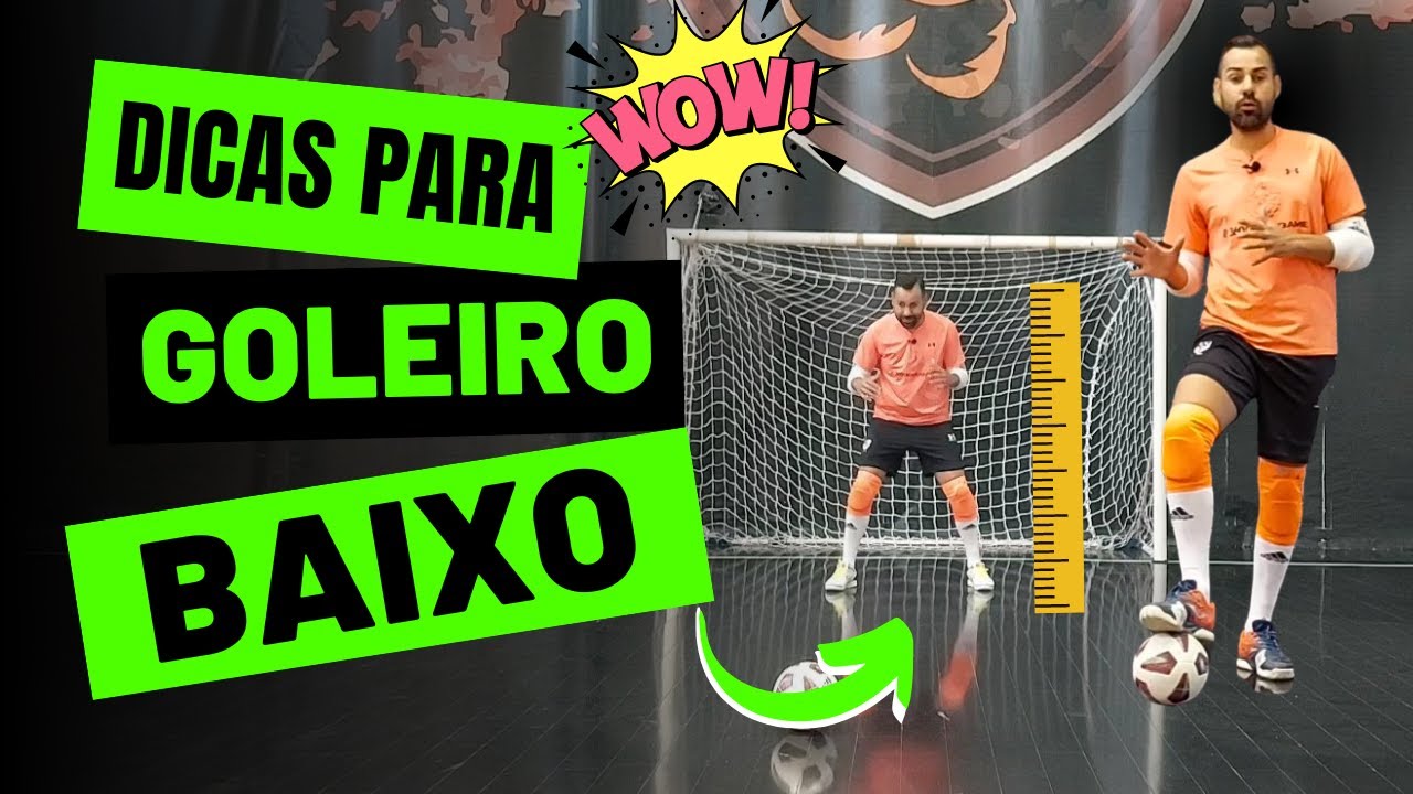 Dicas para Goleiro baixo | feche o gol com essas dicas #futsal #goleiro #gk