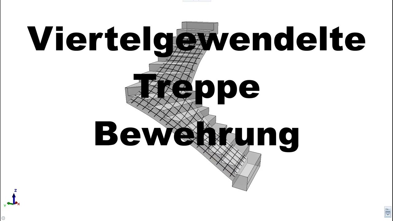 Viertelgewendelte Treppe Bewehrung
