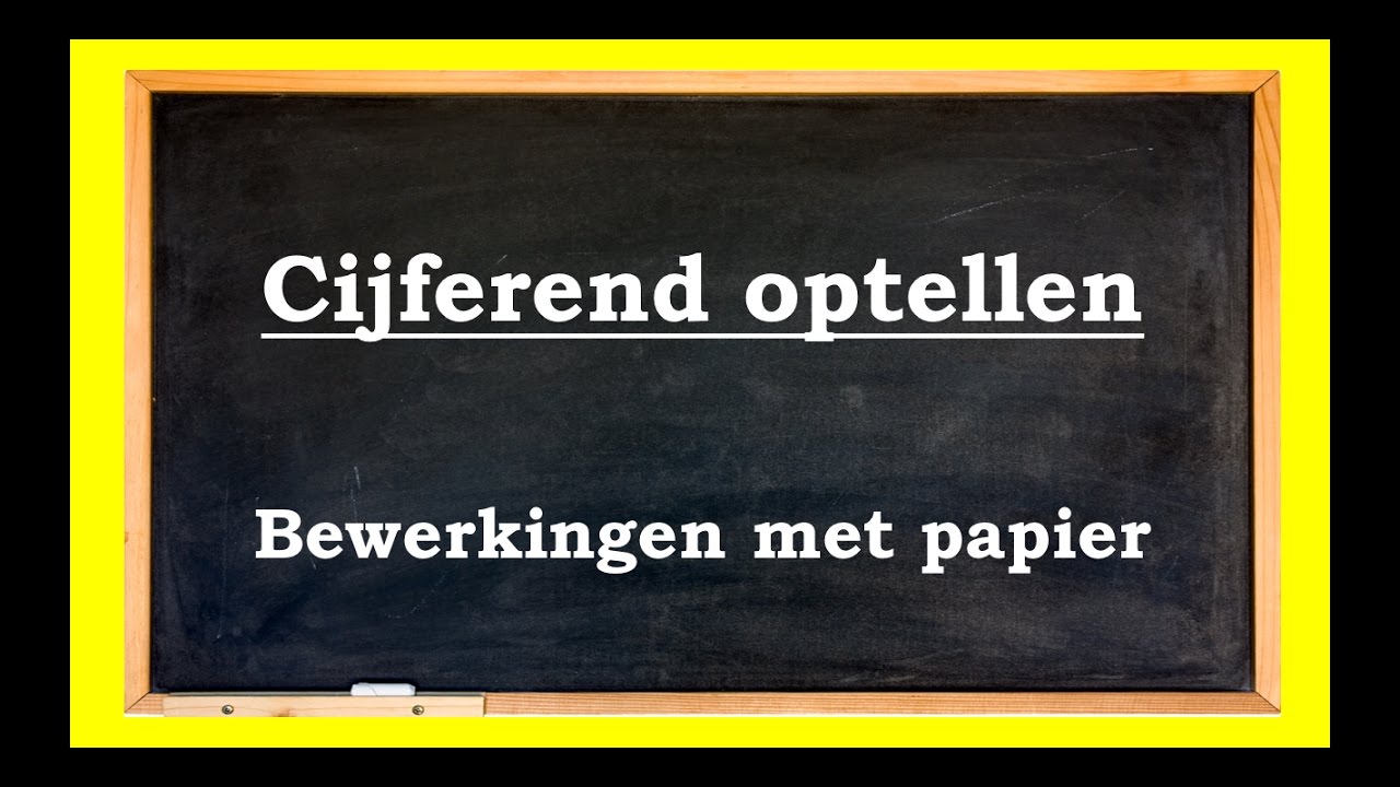 Meester Nicky TV cijferend optellen