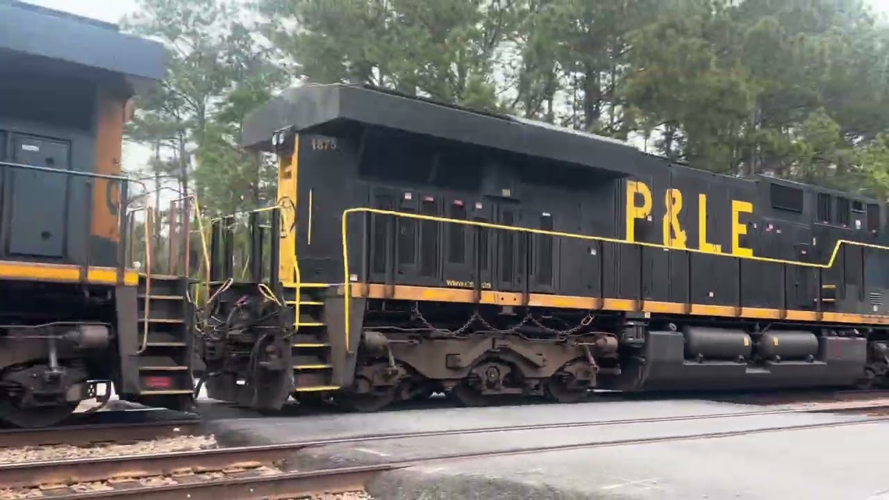 CSX 1875 P&LE leads I032 at Port Wentworth, GA!! 1/25/26