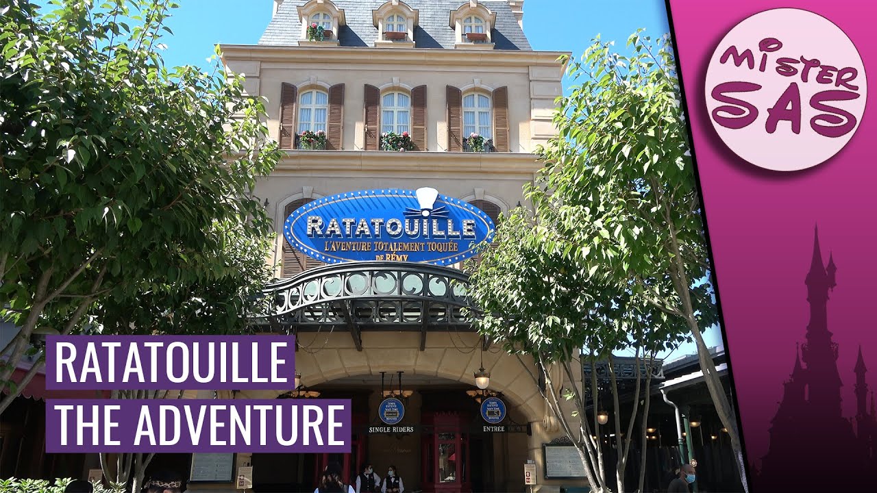 [4K] Ratatouille: The Adventure Full Ride-on at Disneyland Paris