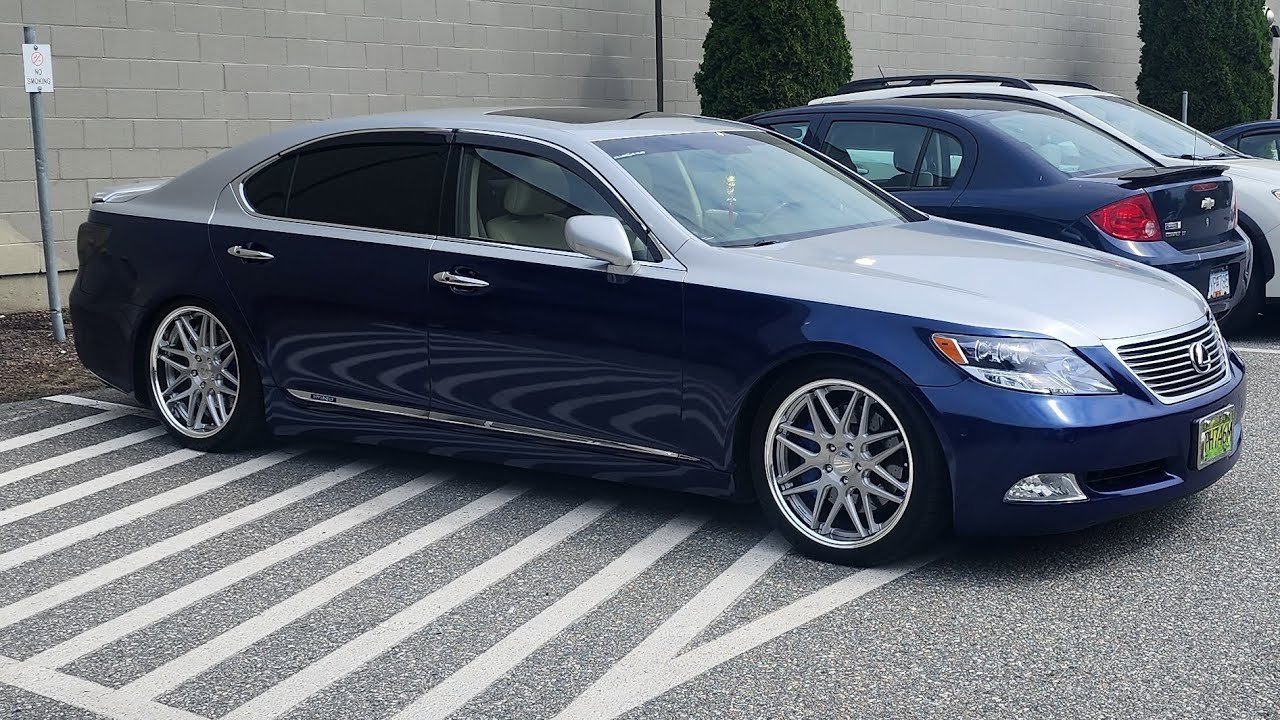 Lexus LS 600hL 2 tone custom wrap