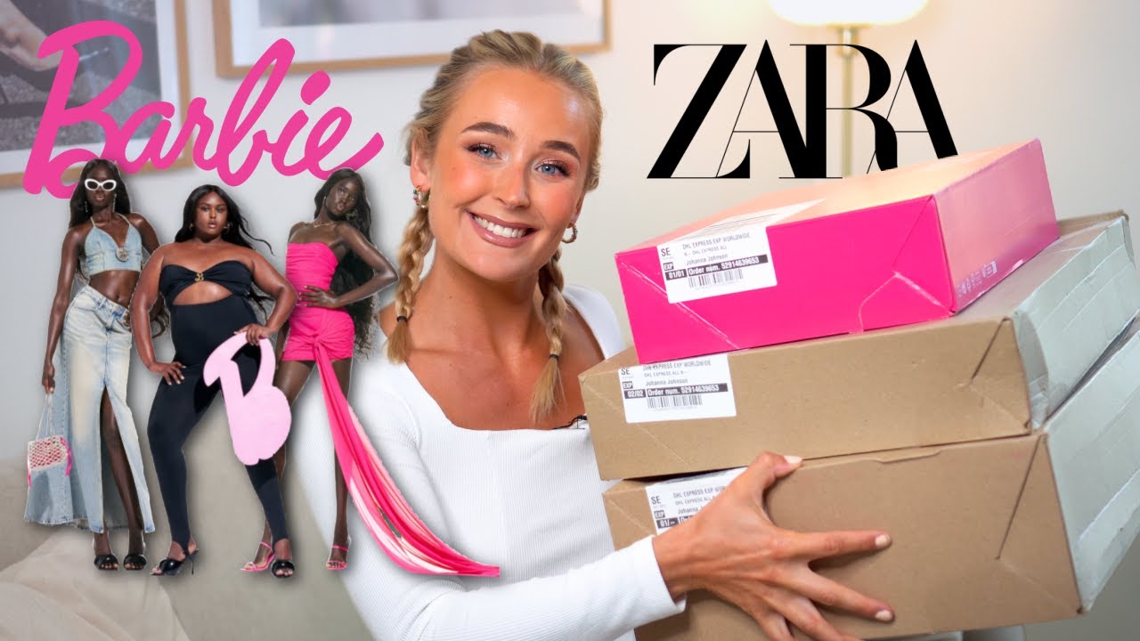 ZARA x BARBIE TRY ON HAUL