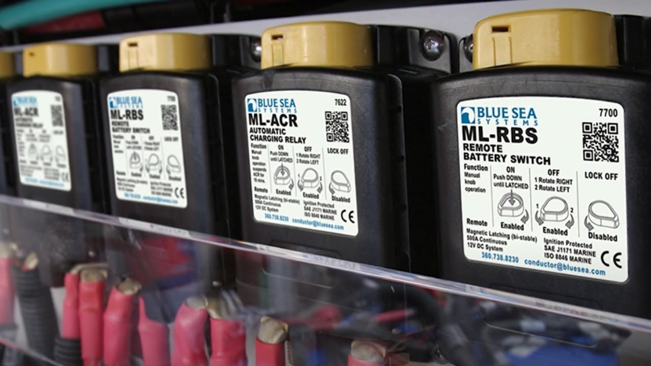 Blue Sea Systems | ML-ACR Managed Battery Switch – Complete Power Control