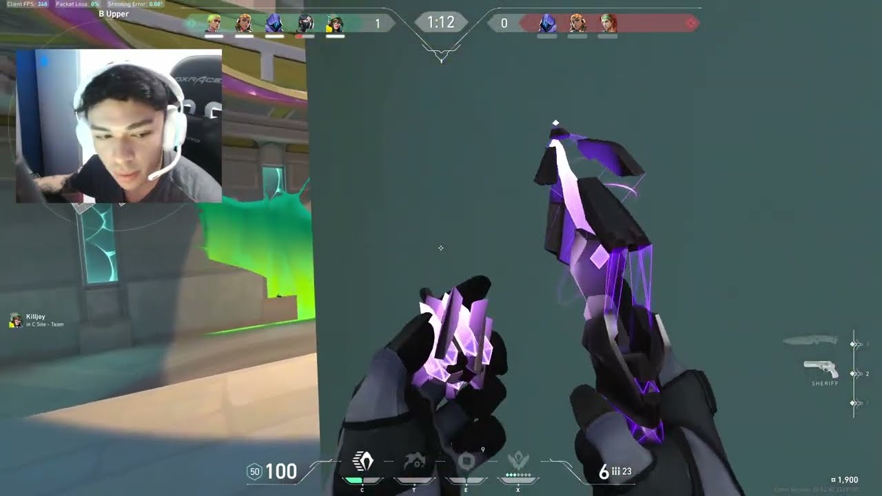 SEN PANCADA OMEN VALORANT GAMEPLAY IN LOTUS MAP [FULL VOD]