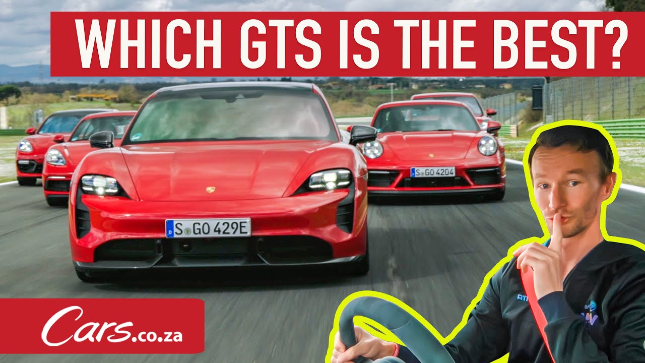 Flat out in Porsche’s Cayman GTS, 911 GTS & Taycan GTS on track - Which does Ashley like the most?