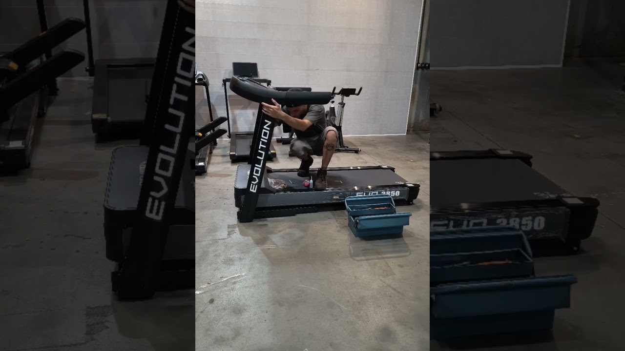 Montagem  Evolution Fitness EVO3850 #montagem #esteira #assistenciatécnica #evolution #academia