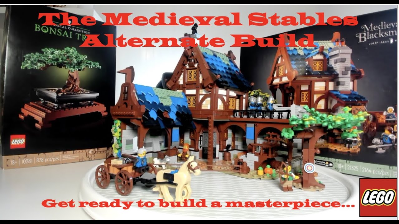 Lego Medieval Stables Incredible Alternative Build.