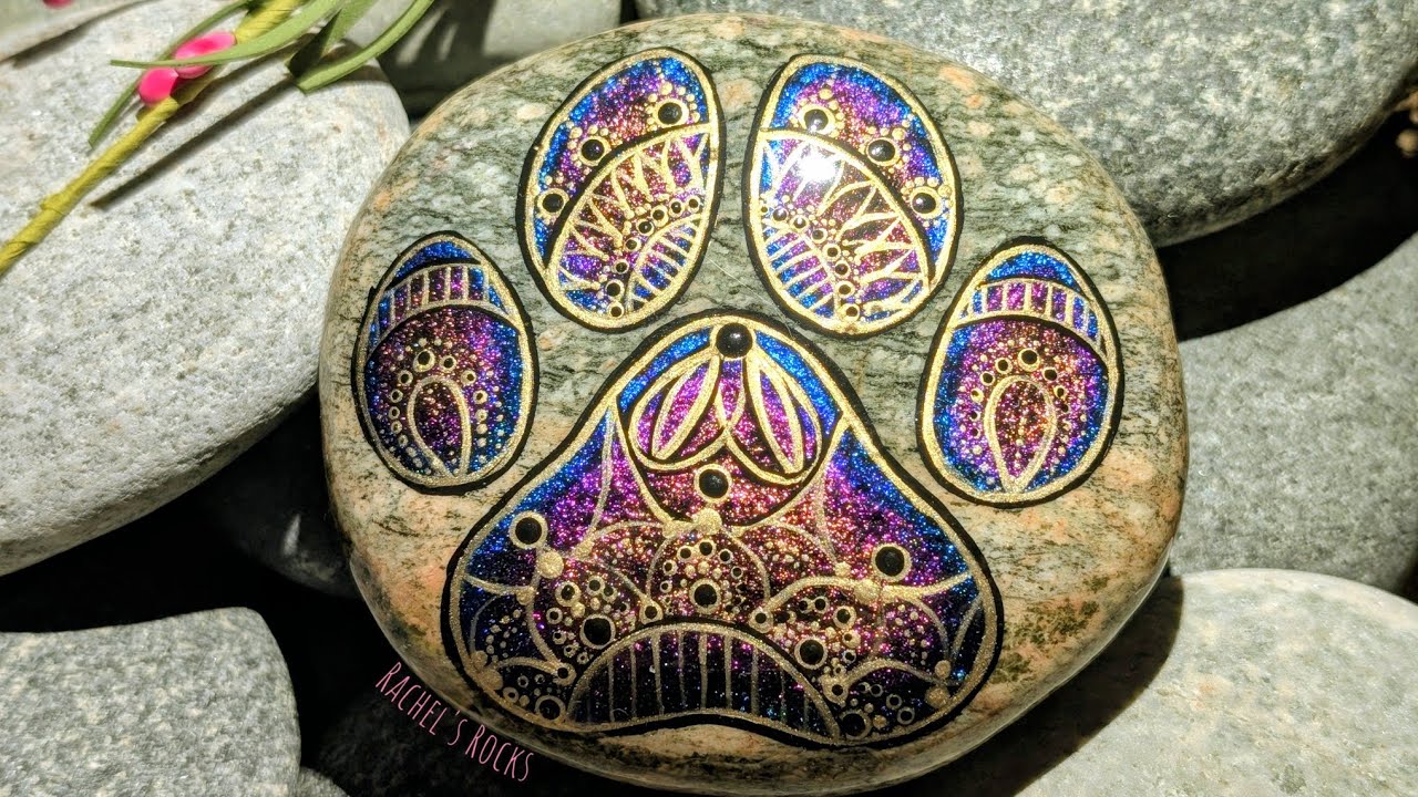 Zentangle Paw print 2026