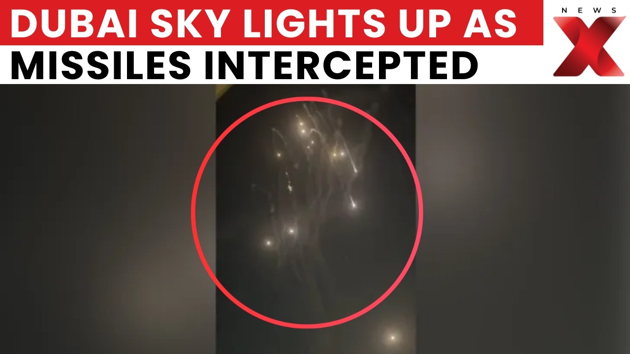 Dubai On Alert As Air Defenses Shoot Down Incoming Missiles | Dramatic Interceptions | FRESH FOOTAGE