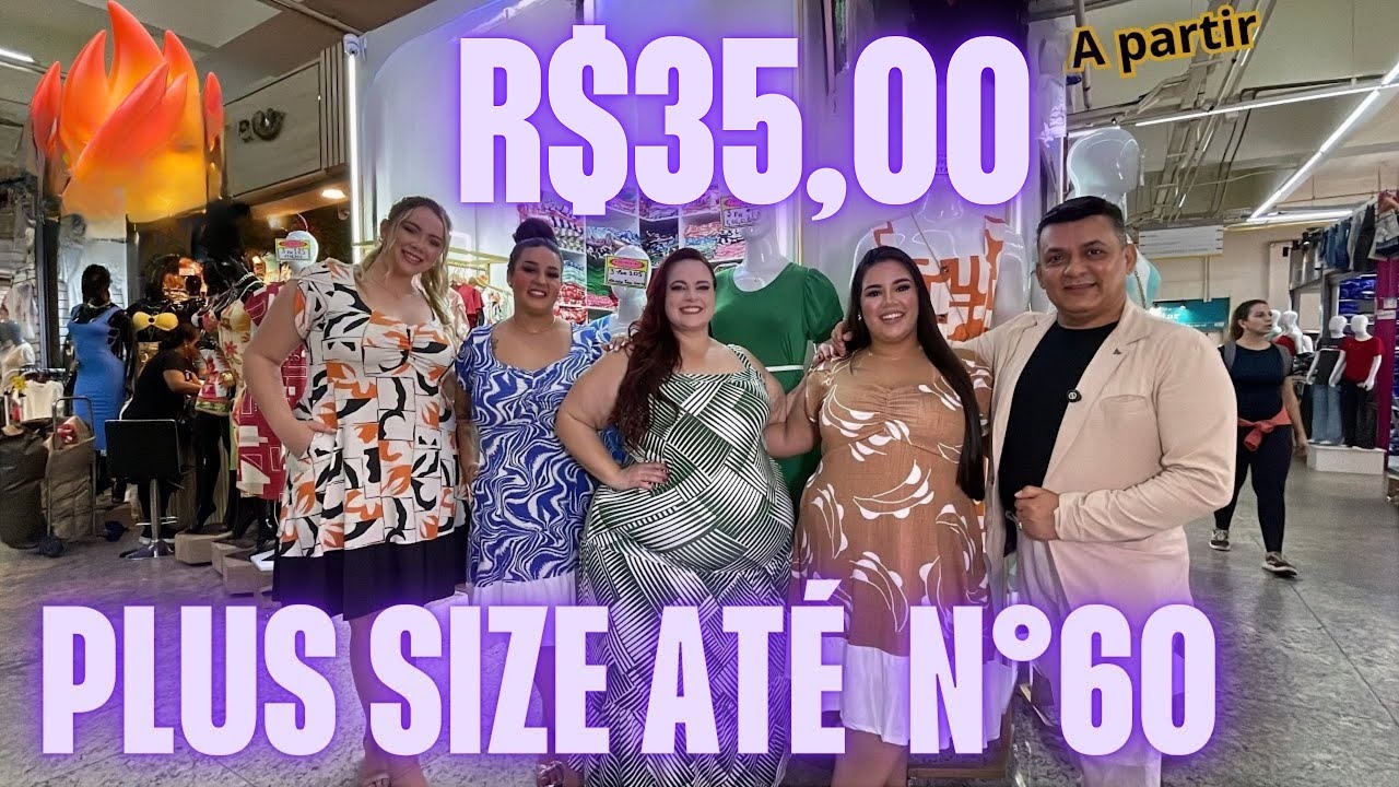 R$35,00 VESTIDOS PLUS SIZE ! ACHEI AQUELA LOJA QUE FEZ SUCESSO POR CAUSA DOS VALORES BAIXOS 