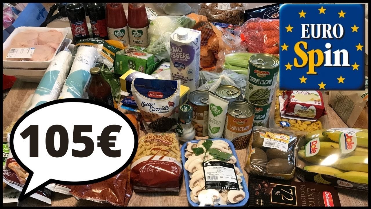 105€ DA EUROSPIN!!! MEGA SPESA!!!