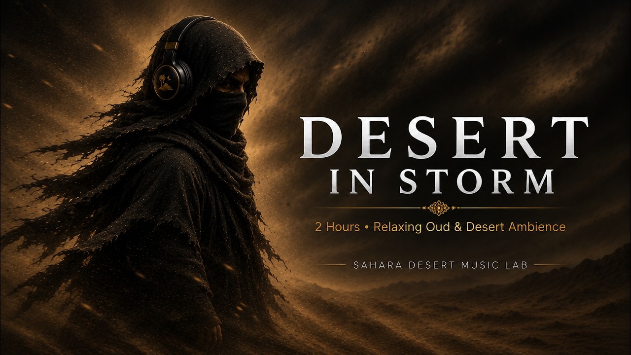 Stress Relief Music | Desert in Storm | Arabic Oud & Desert Ambient