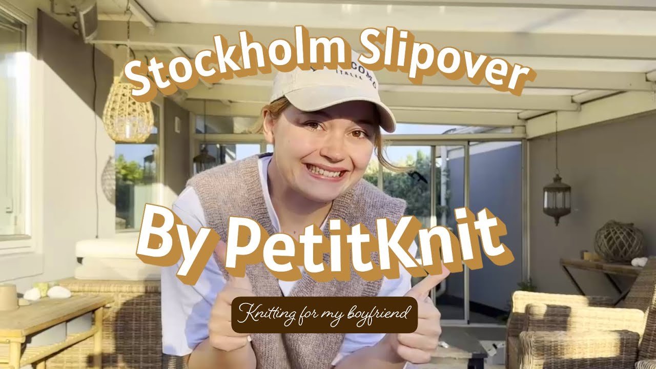 Stockholm Slipover V-neck by PetiteKnit