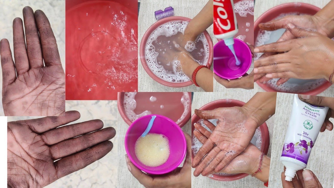 Hatho ko clean kaise kare? | काले हाथों को मिनटों में करें साफ #handbrighting #easytoclean 