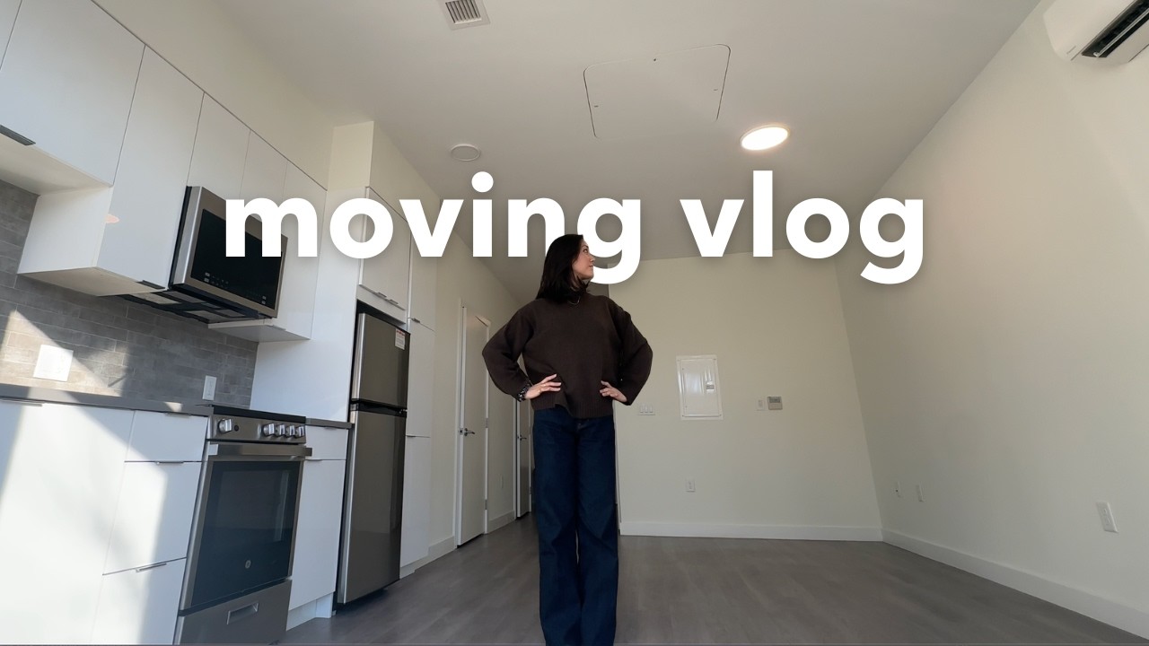 moving into my first apartment 🌱 packing, unboxing, ikea trip, etc.