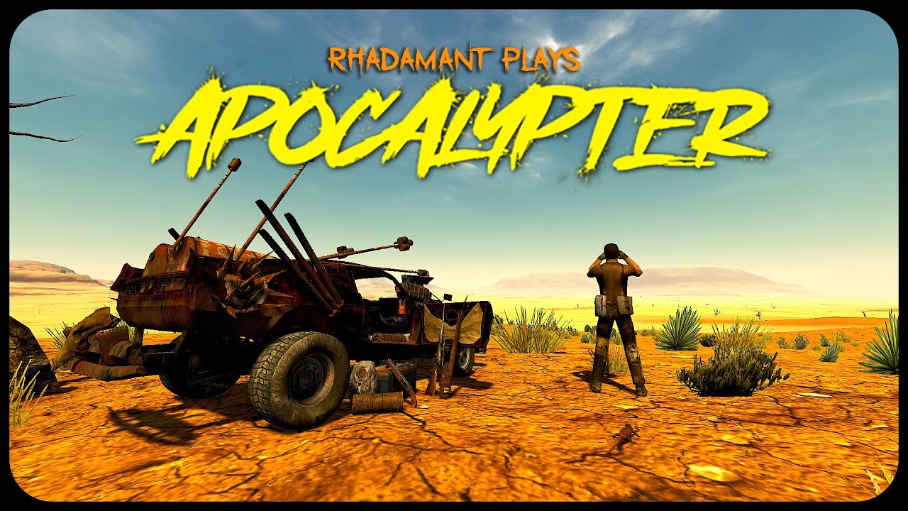 Mad Max Styled Open World Survival Action and Car Engineering Game in Apocalypter