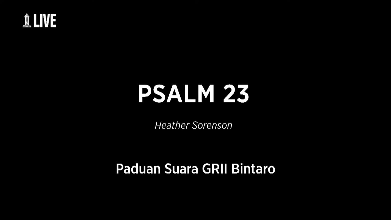 Psalm 23 by Heather Sorenson - Padus GRII Bintaro