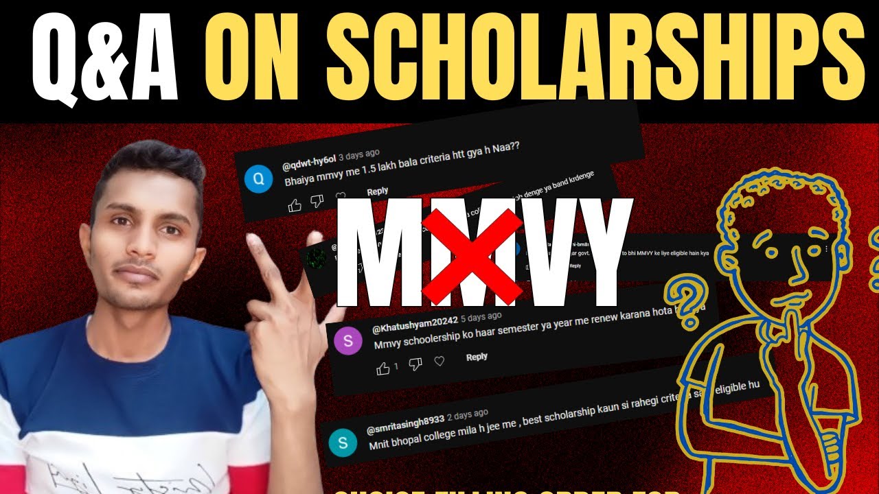 SCHOLARSHIPS Q&A ! Mmvy ? Postmetric ? General ?