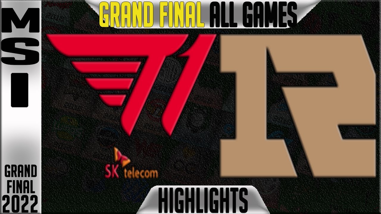 T1 vs RNG Highlights ALL GAMES | MSI 2022 Grand Final | T1 vs Royal Never Give Up