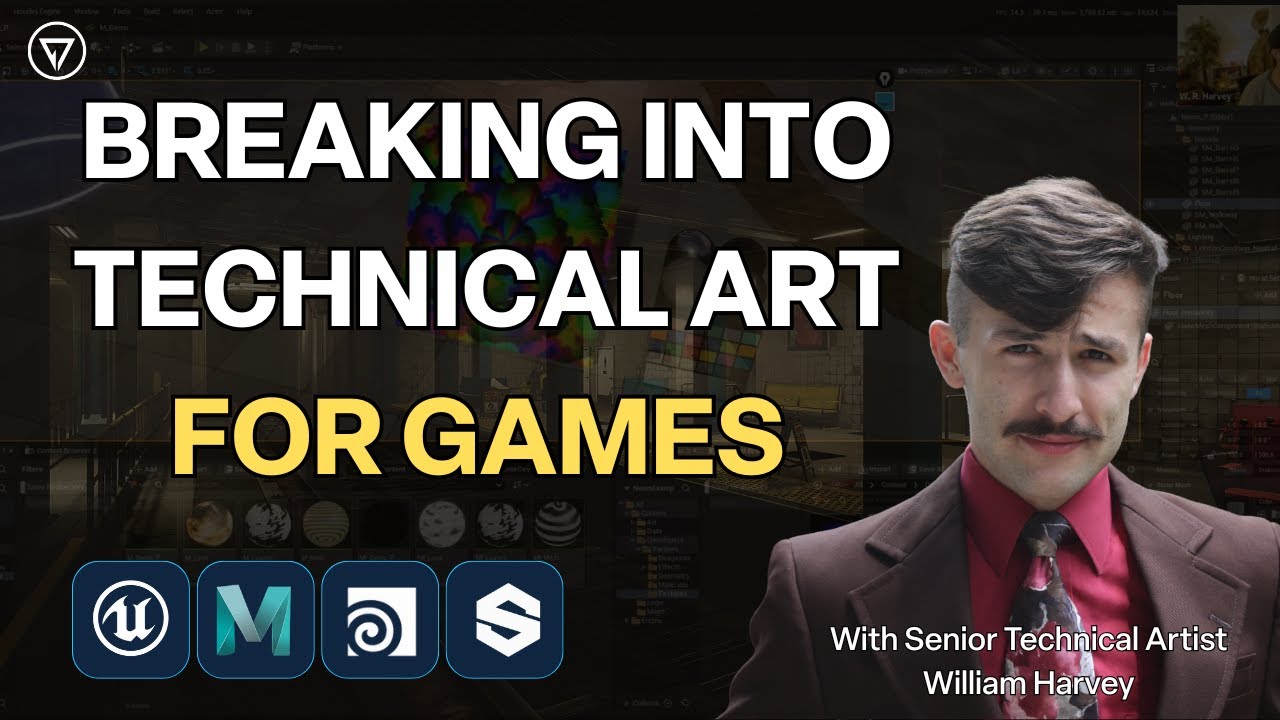Breaking Into Technical Art for Games | Learn Unreal, Houdini & More with William Harvey