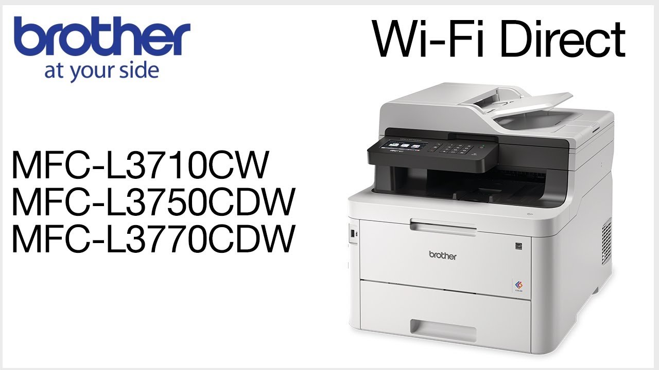 Connect to MFCL3770CDW with Wi-Fi Direct