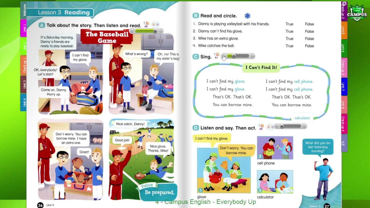 Everybody Up 4 - Unit 4 - Last Week - Lesson 3 - Reading