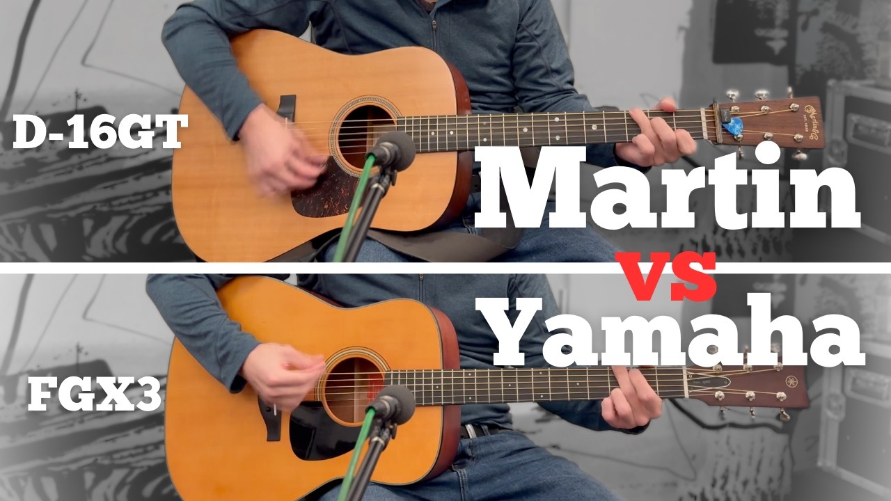 Martin D16GT vs Yamaha FGX3 | Which Acoustic Sounds Better?