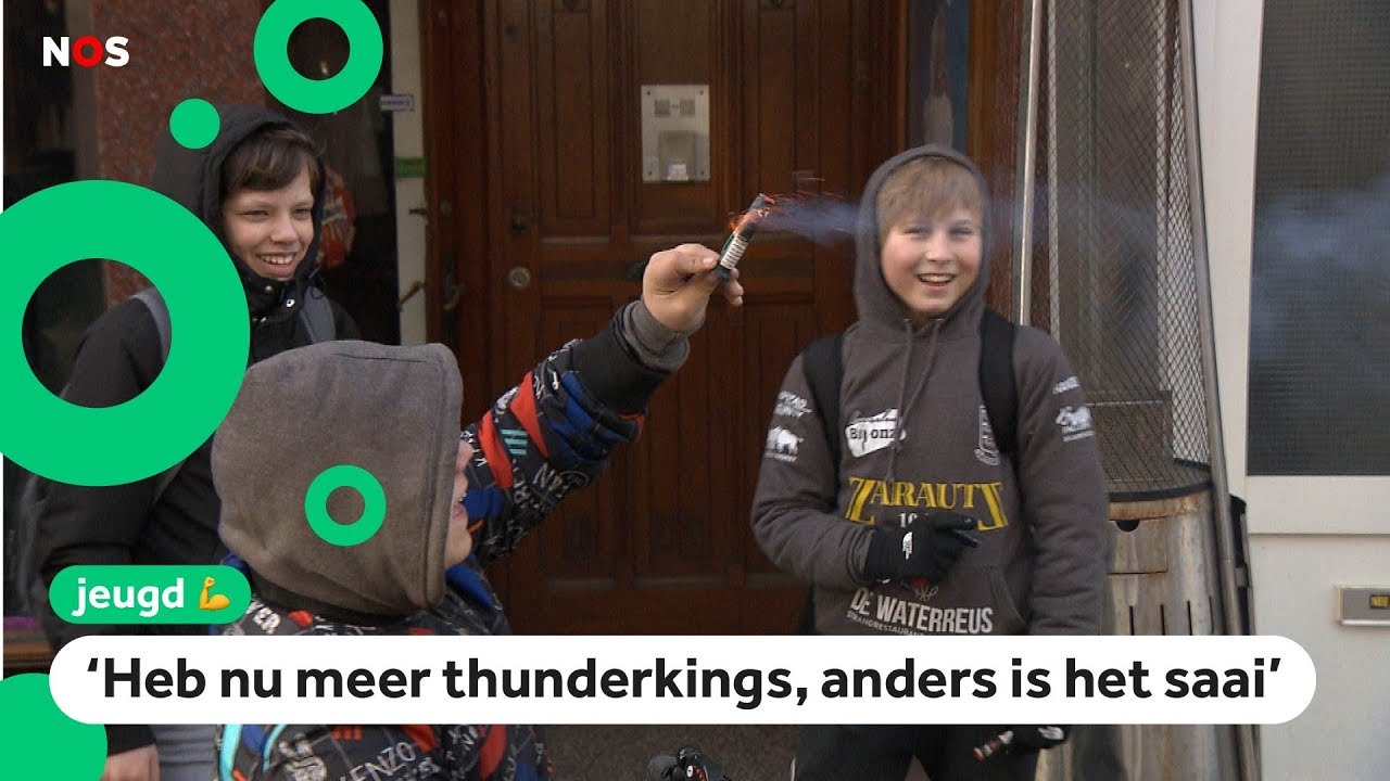 Kinderen in Den Haag over oud en nieuw zonder vreugdevuur