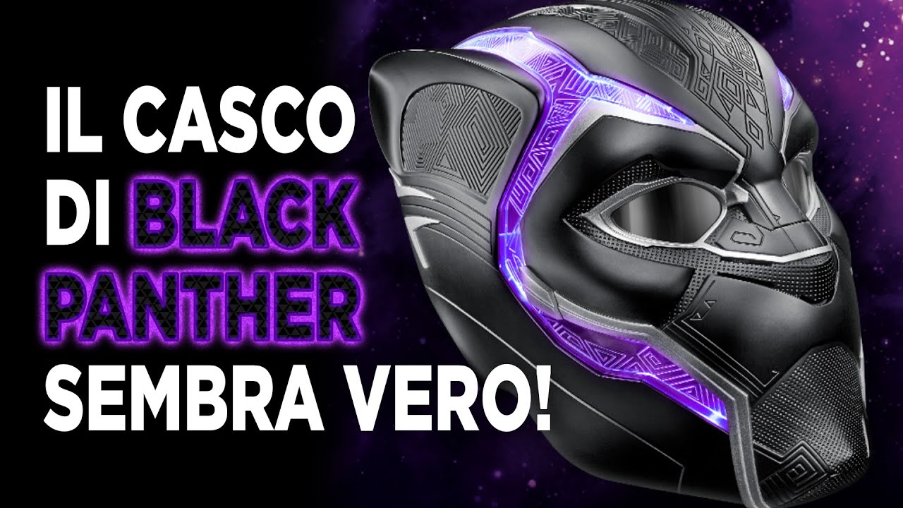 BLACK PANTHER, IL NUOVO CASCO HASBRO HA DAVVERO IL VIBRANIO !?
