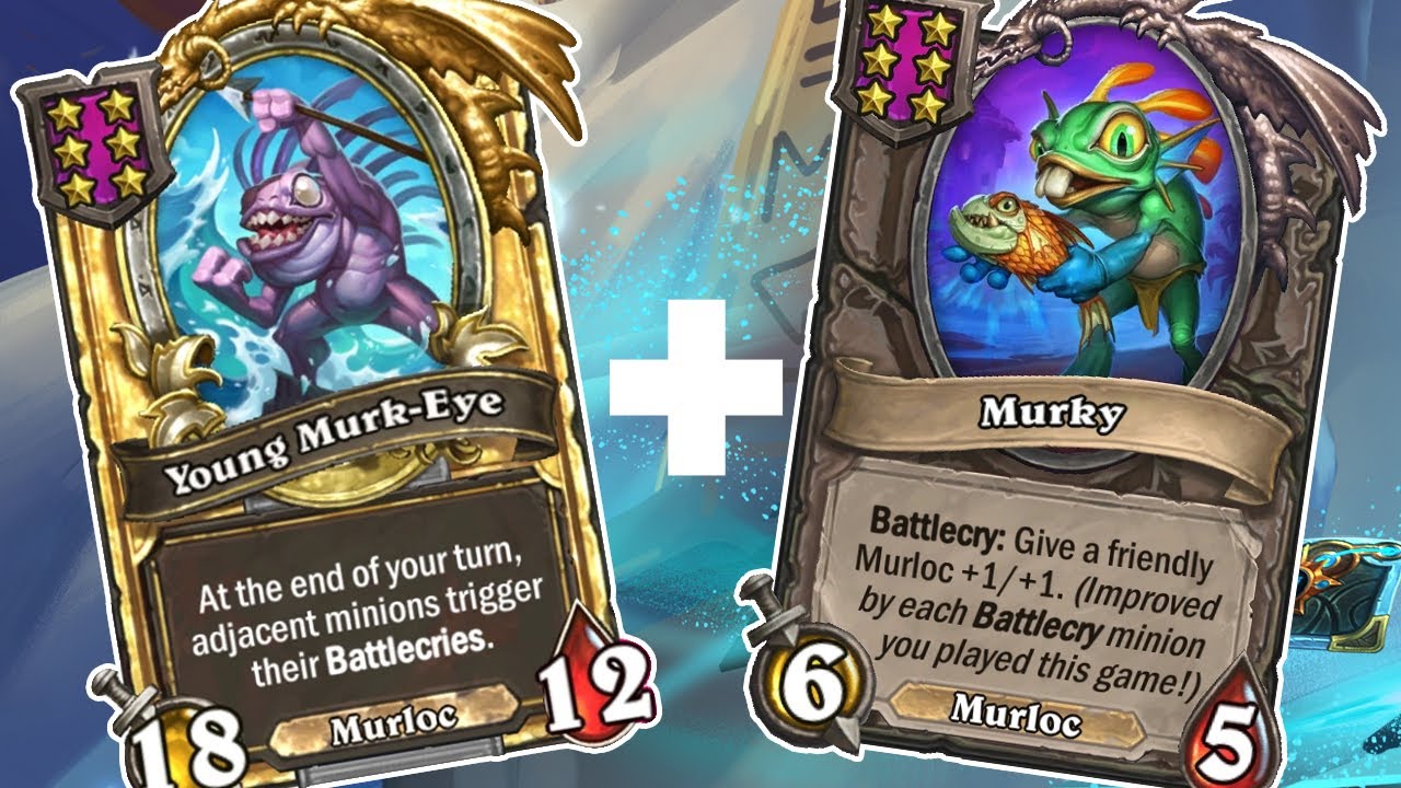 Buffed Golden Murk-Eye With The New Murloc 6 Drop Is So Good | Dogdog Hearthstone Battlegrounds