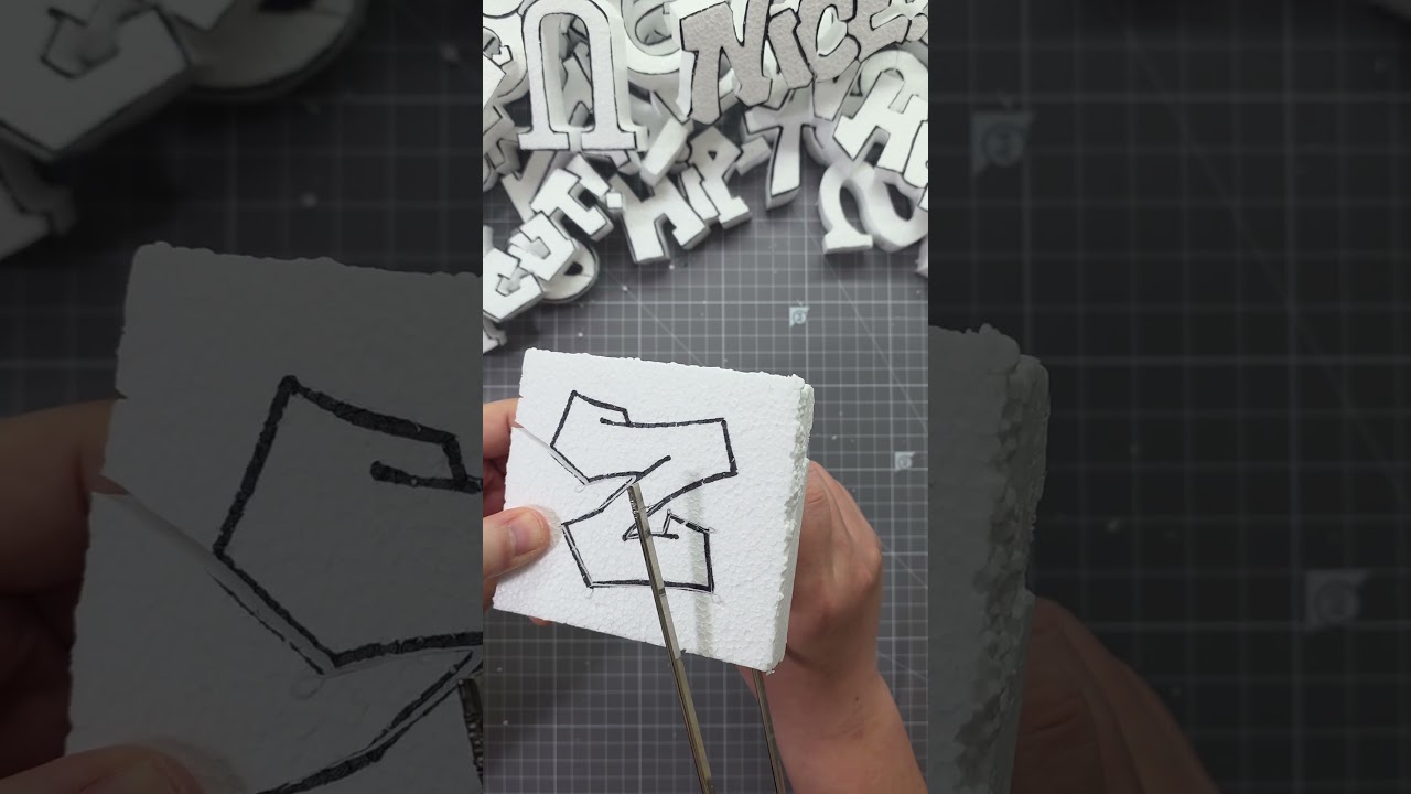 Why Is This So Satisfying?  #satisfying #graffiti #cutfix #asmr