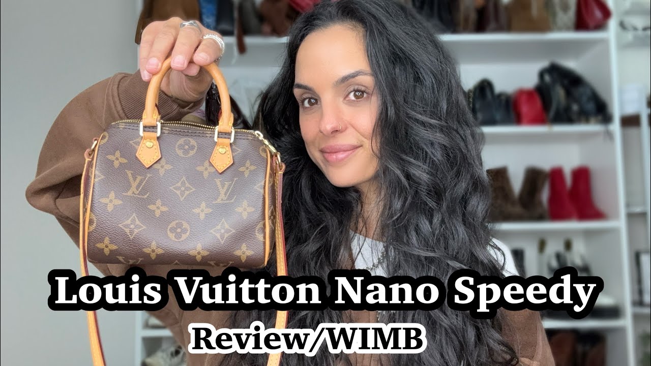 Louis Vuitton Nano Speedy Review + What&rsquo;s in my bag | ellebe |