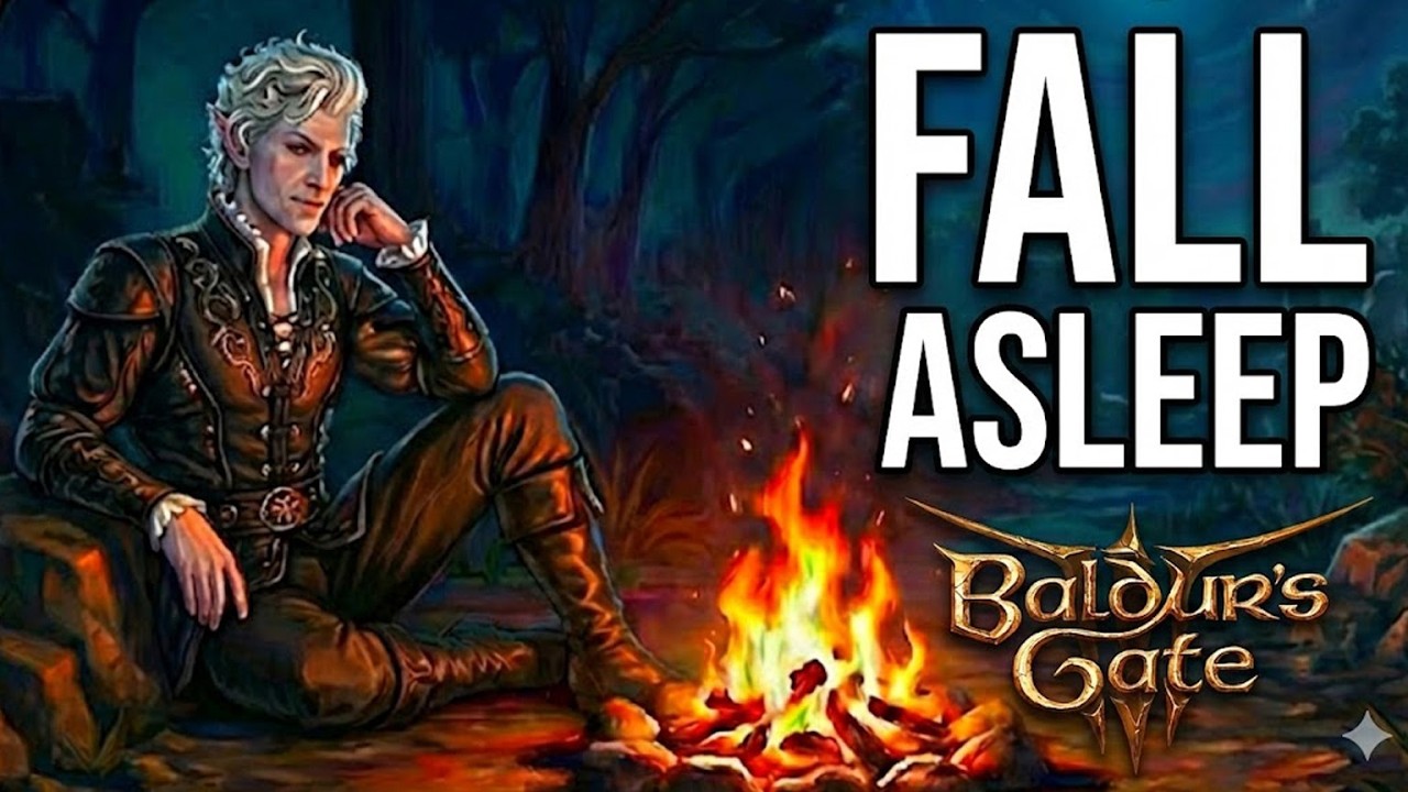 Astarion's 200 Years as a Vampire Spawn | Baldur's Gate 3 Bedtime Story for Sleep (2 Hours ASMR)