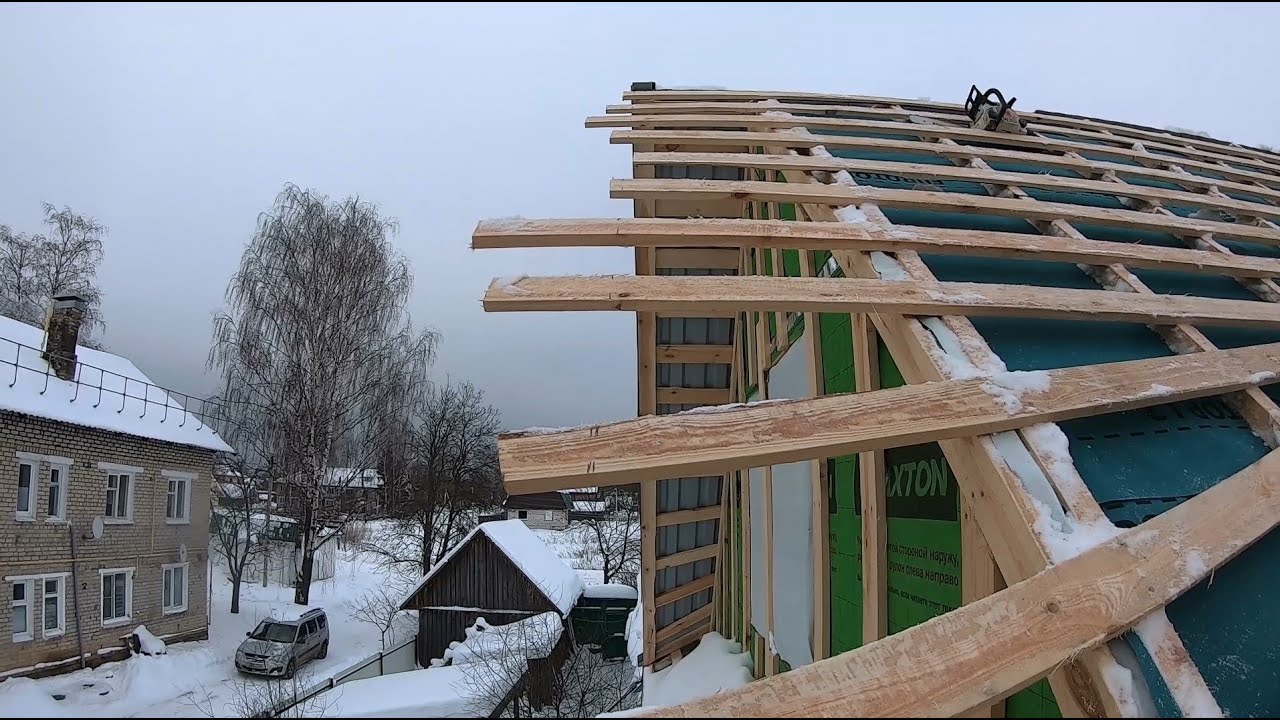 Как быстро и ровно оформить свес крыши!