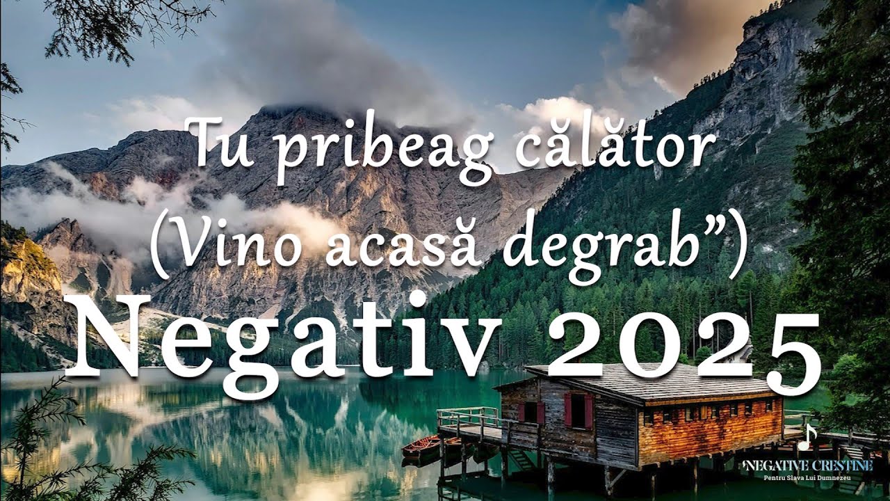 Tu pribeag călător azi te cheamă cu dor (Vino acasă degrab') - Negativ Creștin 2025