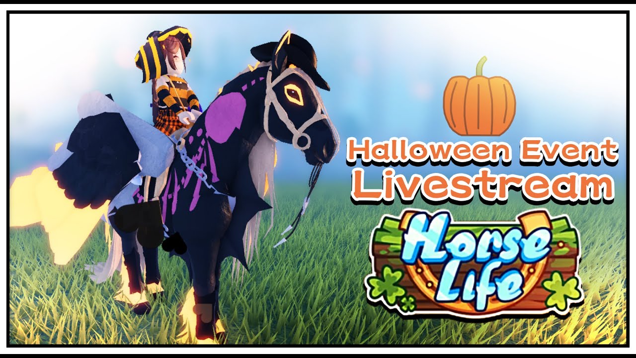 [Roblox : Horse Life] Livestream! Halloween Event Activites & More! Join For A Chill Time!