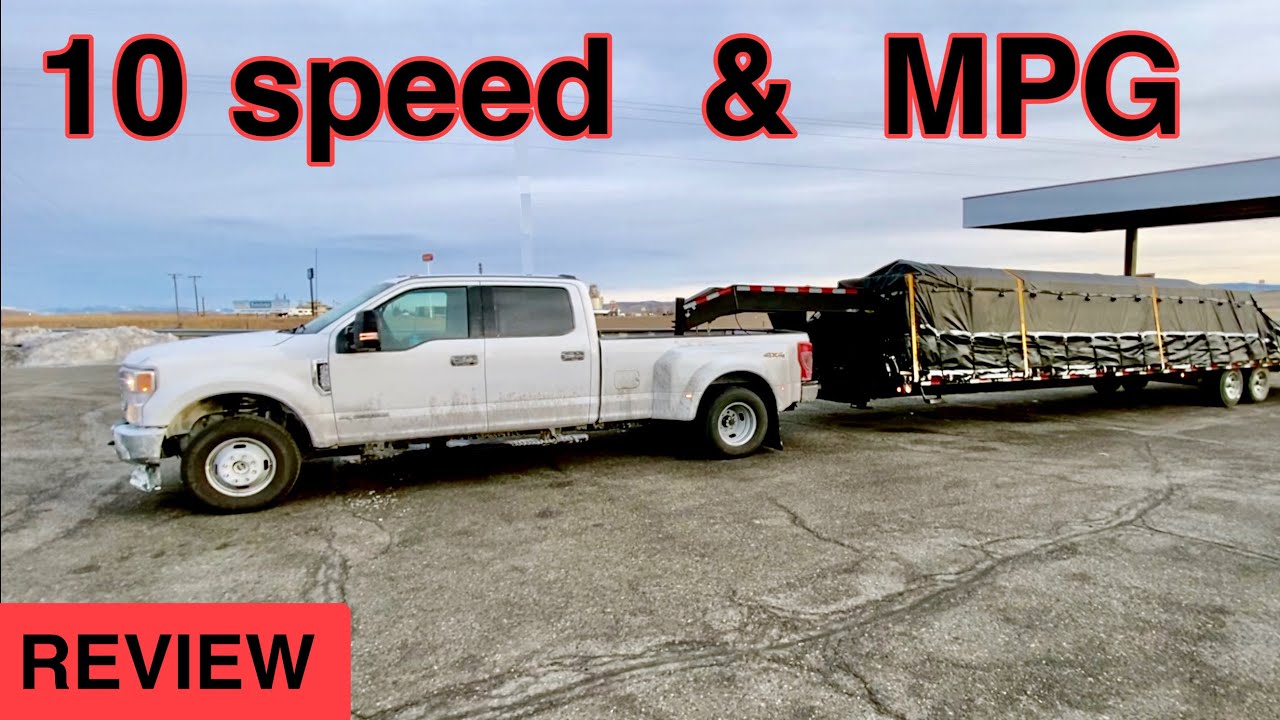 ТЕСТ НА БУКСИРОВКУ НА 10 СКОРОСТЕЙ И РАСХОД МИНИ-ГАЛЛОРА - FORD F350 2020 ГОДА - Hotshot Trucking