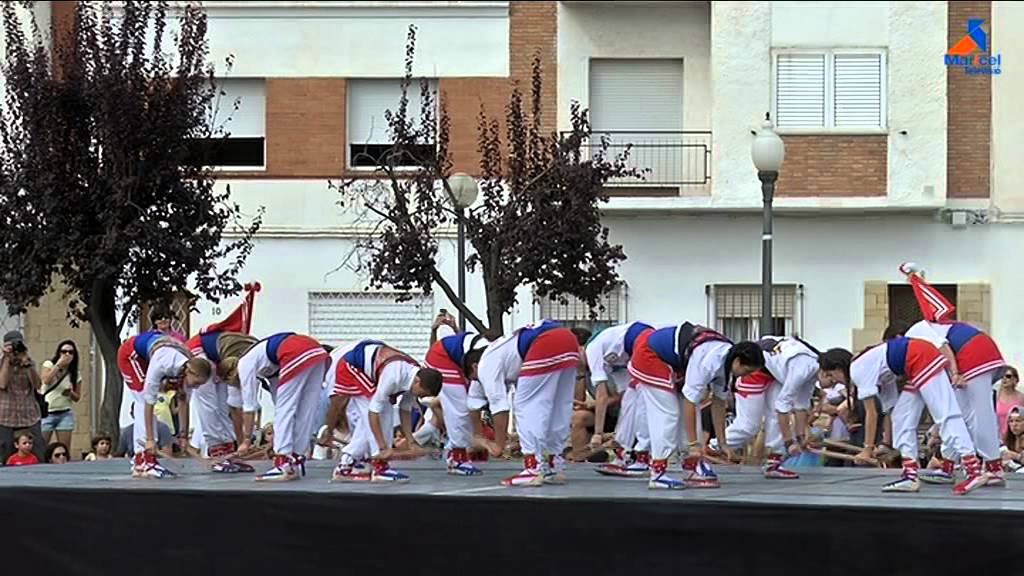Exhibició ball de bastons infantil Santa Tecla 2014 Sitges